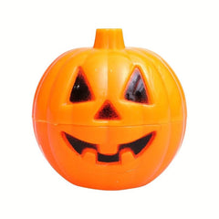 1pc Halloween Candy Box Pumpkin Shaped Plastic Funny Box Candyjar With Lid