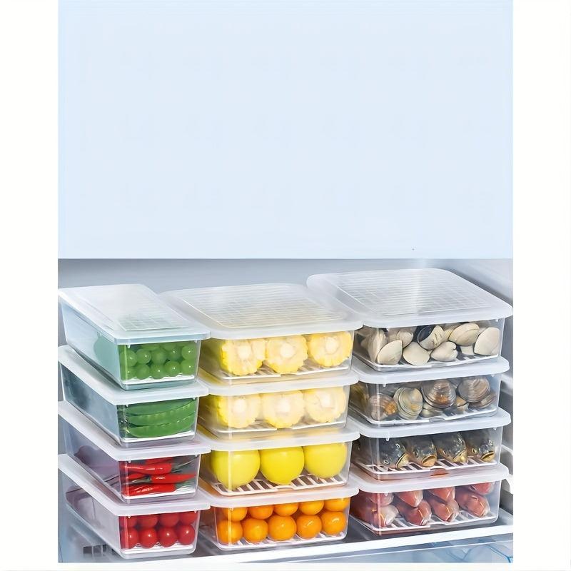 Fresh Keeping Box Meat Fruits Vegetables Refrigerator Organizer