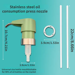 Gallon Seasoning Sauce Bottle with Pressure Push Nozzle