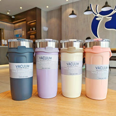 Stainless Steel Travel Tumbler with Lanyard