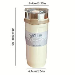 Stainless Steel Travel Tumbler with Lanyard