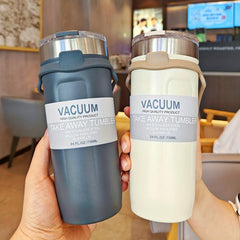 Stainless Steel Travel Tumbler with Lanyard