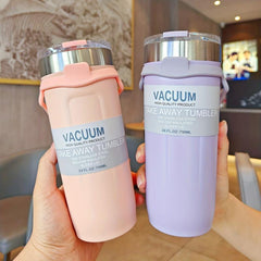 Stainless Steel Travel Tumbler with Lanyard