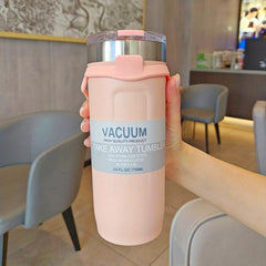 Stainless Steel Travel Tumbler with Lanyard