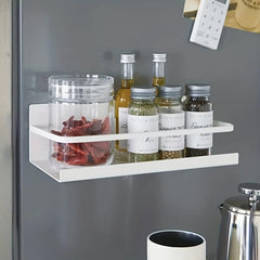 2pcs Magnetic Spice Rack for Refrigerator Organizing Oils Salt Pepper