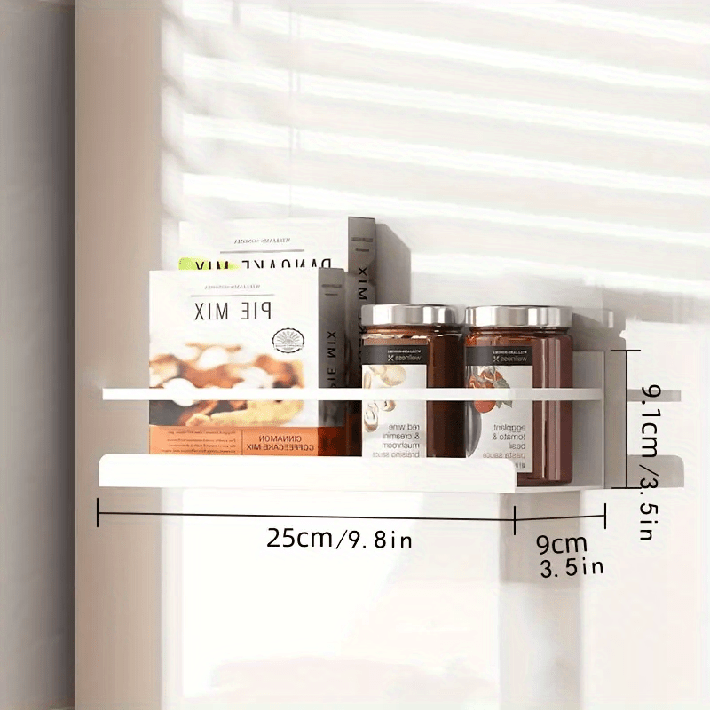 2pcs Magnetic Spice Rack for Refrigerator Organizing Oils Salt Pepper