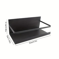 2pcs Magnetic Spice Rack for Refrigerator Organizing Oils Salt Pepper