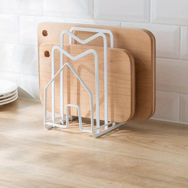 Metal Cutting Board Rack for Kitchen Countertops and Cupboards