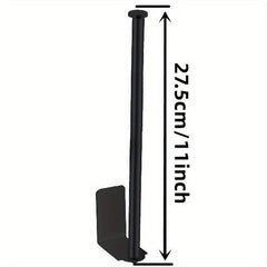 Wall Mount Paper Holder Stainless Steel Bathroom Kitchen Roll Towel Accessory