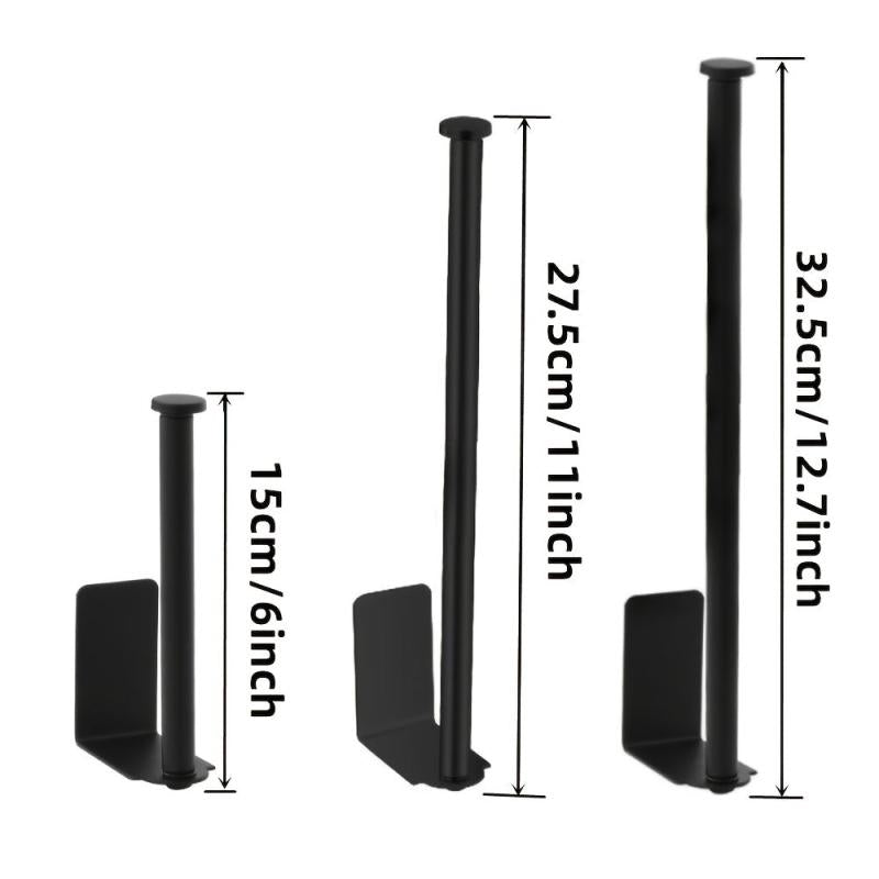 Wall Mount Paper Holder Stainless Steel Bathroom Kitchen Roll Towel Accessory