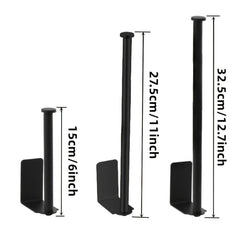Wall Mount Paper Holder Stainless Steel Bathroom Kitchen Roll Towel Accessory