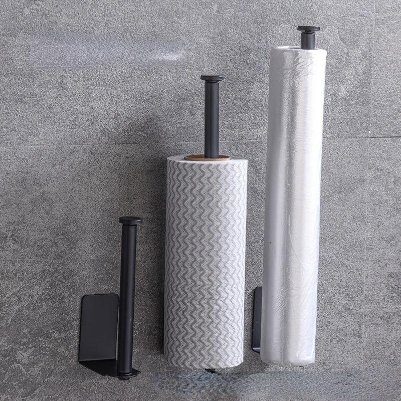 Wall Mount Paper Holder Stainless Steel Bathroom Kitchen Roll Towel Accessory
