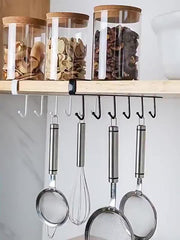 Functional Wrought Iron Cabinet Rack for Home Storage
