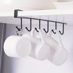 Functional Wrought Iron Cabinet Rack for Home Storage