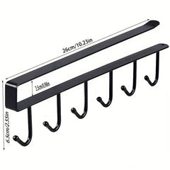Functional Wrought Iron Cabinet Rack for Home Storage