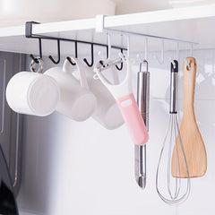 Functional Wrought Iron Cabinet Rack for Home Storage