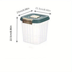 Large Capacity Insect Proof Rice Bucket - Multipurpose Plastic Grain Storage