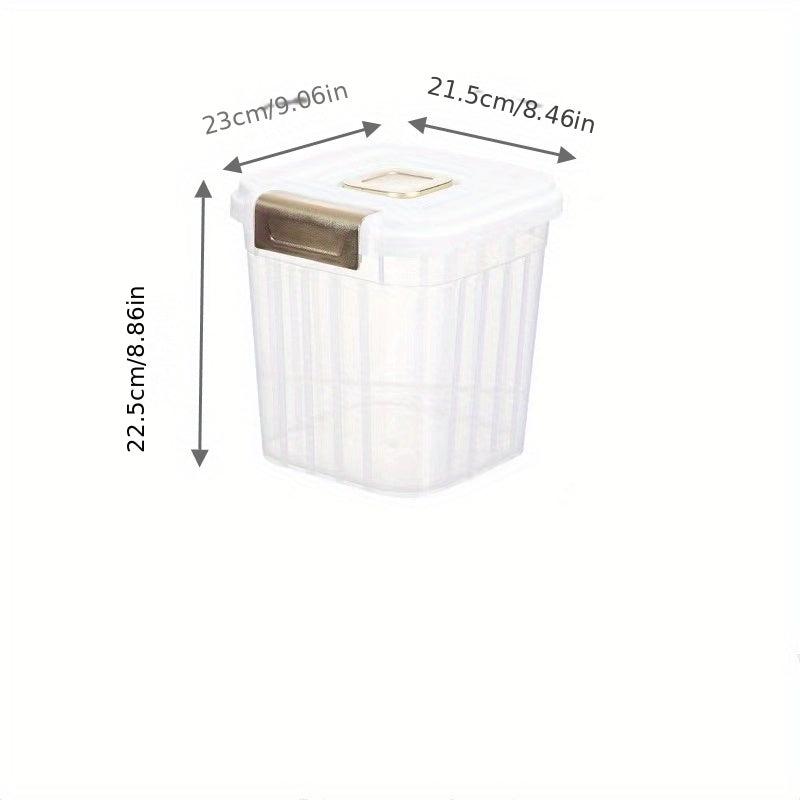 Large Capacity Insect Proof Rice Bucket - Multipurpose Plastic Grain Storage