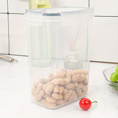 1pc PP Sealed Jar Transparent Plastic Storage Tank For Cereal Rice Pasta