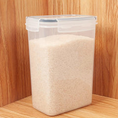 1pc PP Sealed Jar Transparent Plastic Storage Tank For Cereal Rice Pasta