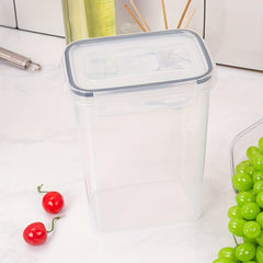 1pc PP Sealed Jar Transparent Plastic Storage Tank For Cereal Rice Pasta
