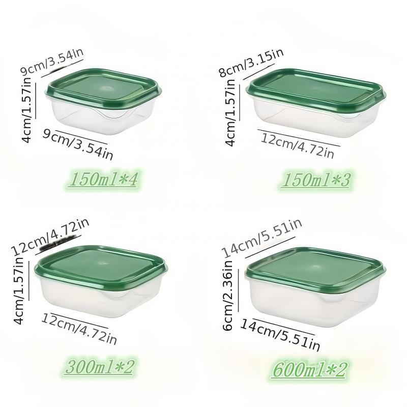 17pc Food Fruit Storage Box Set Plastic for Kitchen Supplies