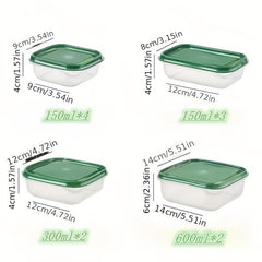 17pc Food Fruit Storage Box Set Plastic for Kitchen Supplies