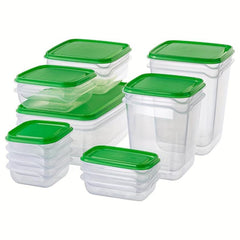 17pc Food Fruit Storage Box Set Plastic for Kitchen Supplies