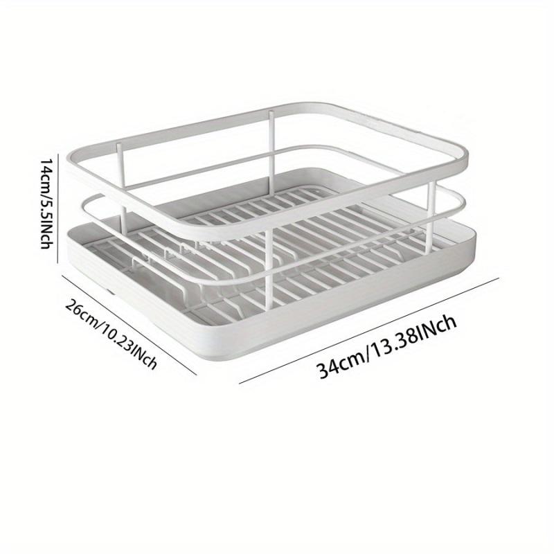 Kitchen Foldable Dish Drain Rack Cast Iron Basket Draining Basket Holder
