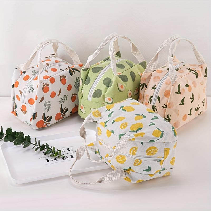 Fruit Style Insulated Lunch Bag - Reusable Aluminum Foil Box