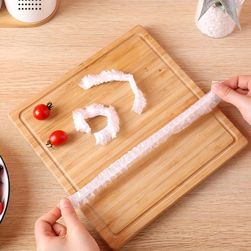 100pcs Disposable Food Cover Elastic Food Dust Covers Reusable