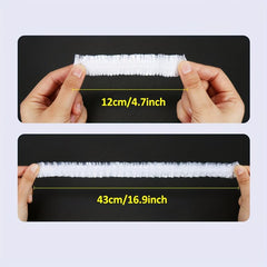 100pcs Disposable Food Cover Elastic Food Dust Covers Reusable
