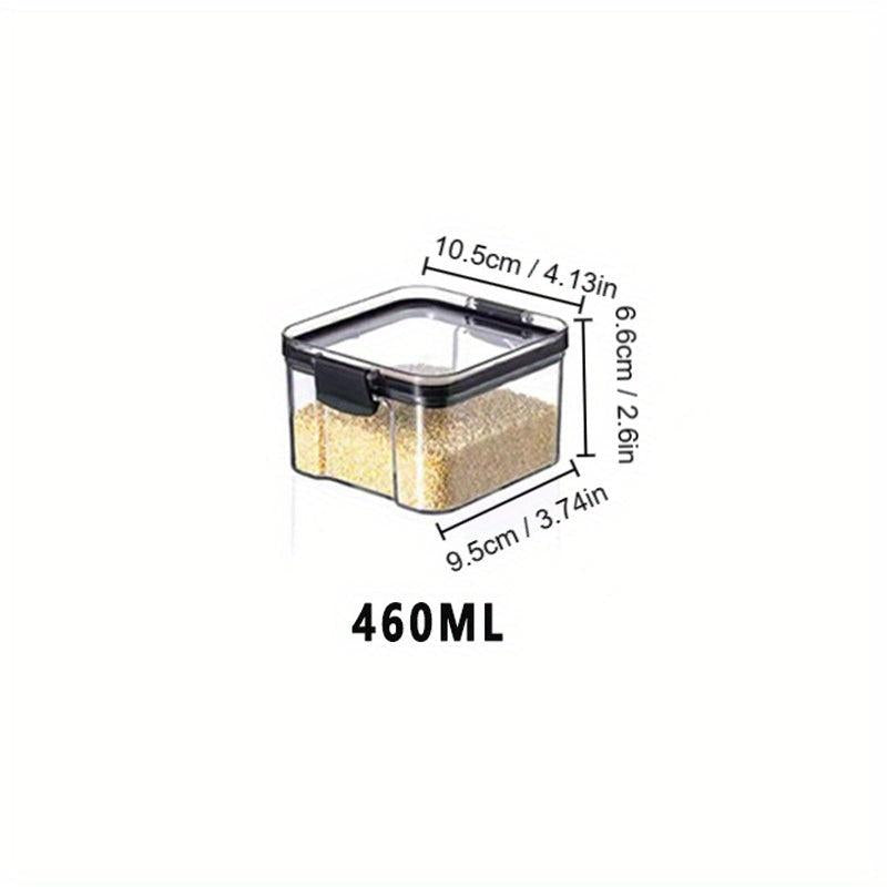 1Pc Food Storage Containers With Lids Candy Jars Transparent Fresh keeping Box