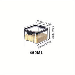 1Pc Food Storage Containers With Lids Candy Jars Transparent Fresh keeping Box