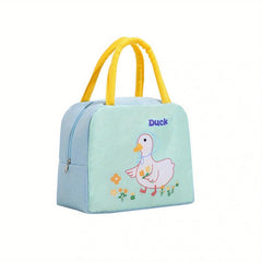 1pc Cartoon Insulated Lunch Bag Thickened Aluminum Foil Tote