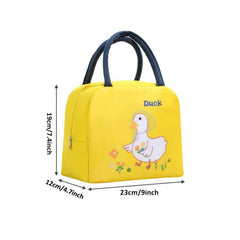 1pc Cartoon Insulated Lunch Bag Thickened Aluminum Foil Tote