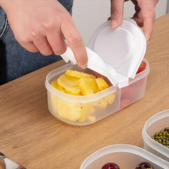 Double Grid Covered Food Jar Sealed Tank Kitchen Storage Box