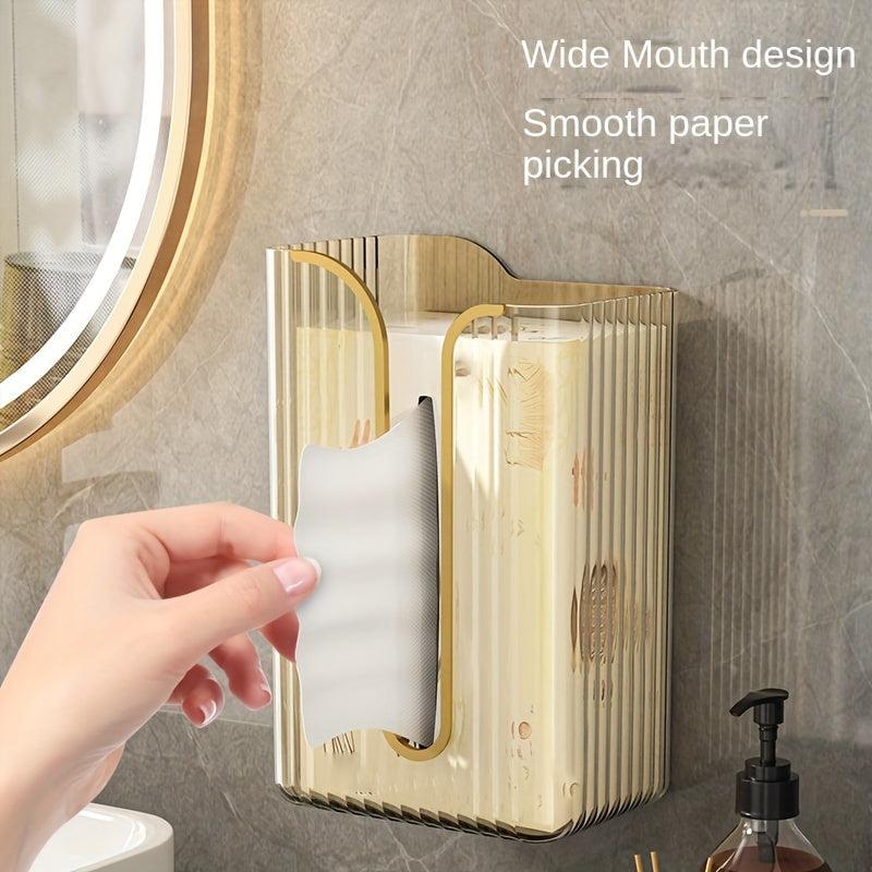 Wall-Mounted Tissue Box for Home and Office Storage