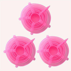Silicone Stretch Lids Food Bowl Covers Reusable Fresh keeping Co