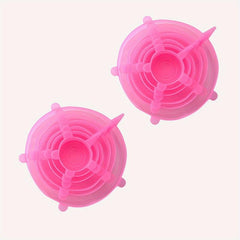 Silicone Stretch Lids Food Bowl Covers Reusable Fresh keeping Co