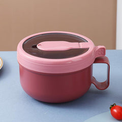 850Ml Instant Noodle Bowl With Strainer & Lid