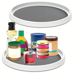 Non Skid Lazy Susan Organizer Rotating Storage Box