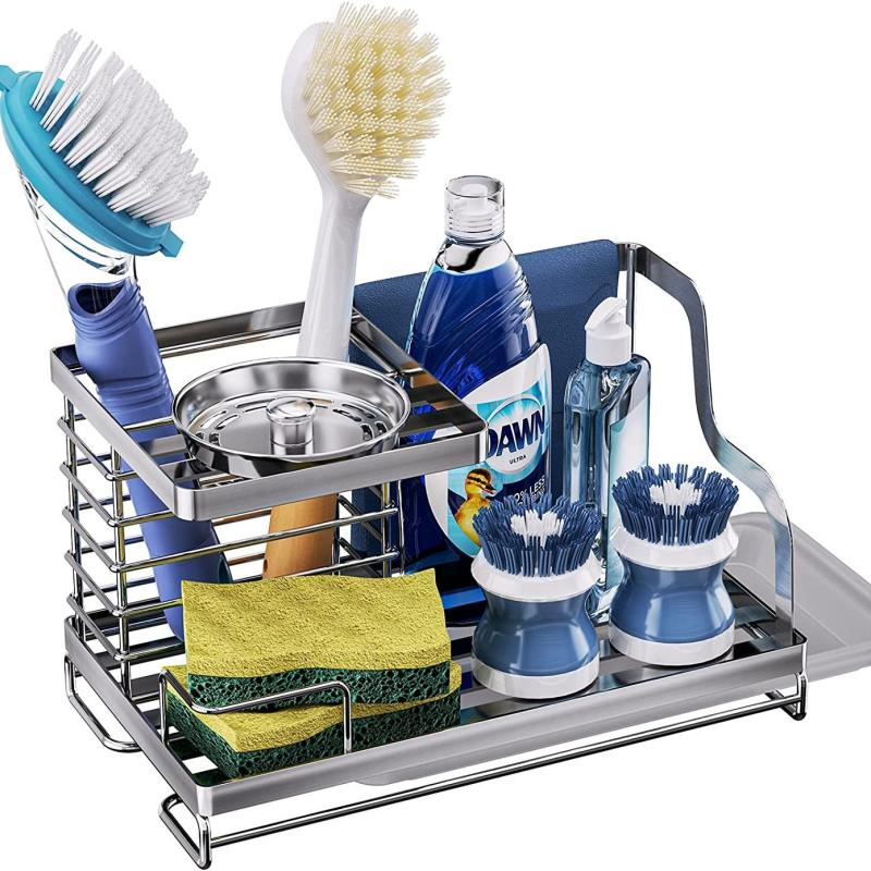Stainless Steel Flush Basin Manager with Removable Drip Tray