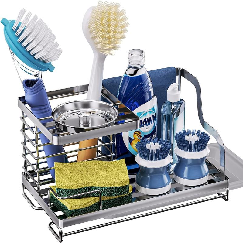 Stainless Steel Flush Basin Manager with Removable Drip Tray