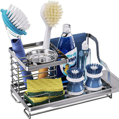 Stainless Steel Flush Basin Manager with Removable Drip Tray