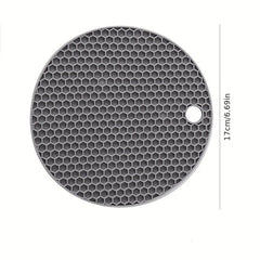 3pcs Silicone Trivet Mat for Hot Pots and Pans Table Placemats