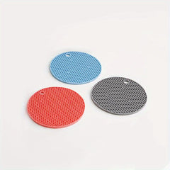 3pcs Silicone Trivet Mat for Hot Pots and Pans Table Placemats
