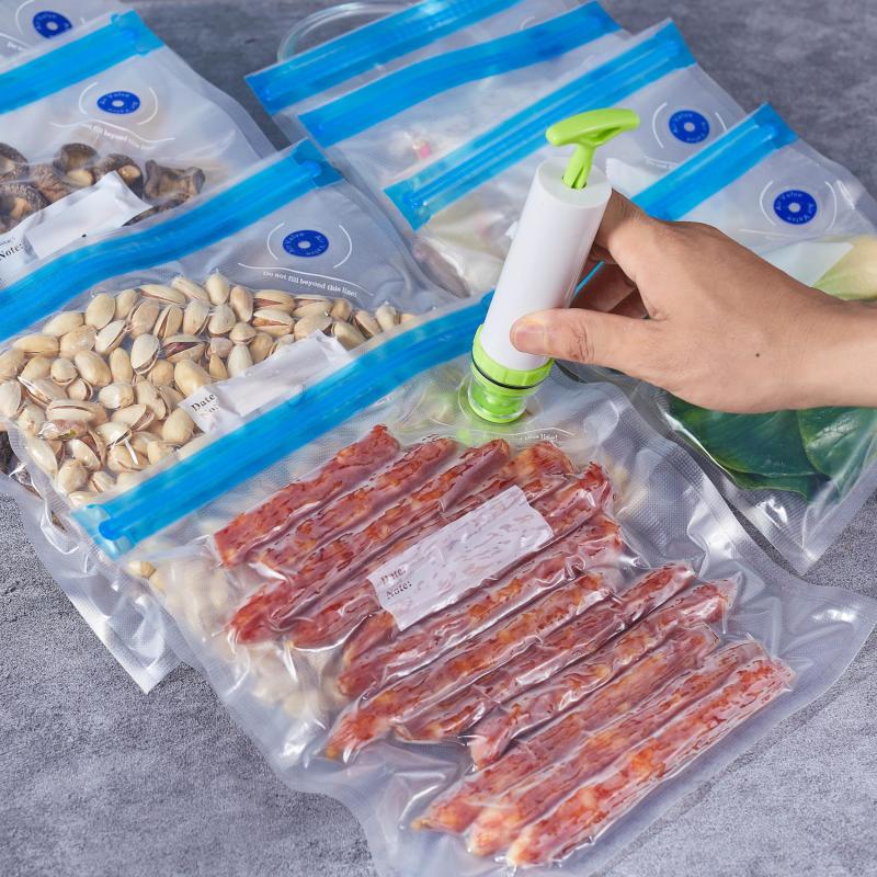 Manual Vacuum Air Pump Food Vacuum Pump Hand Drawn Kitchen Storage