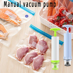 Manual Vacuum Air Pump Food Vacuum Pump Hand Drawn Kitchen Storage
