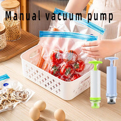 Manual Vacuum Air Pump Food Vacuum Pump Hand Drawn Kitchen Storage